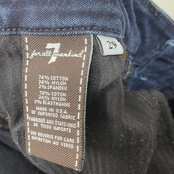 7 for All Mankind Kimmie Straight Leg Jeans sz 29 - Picture 8 of 13